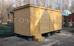 № 18 Бытовка дачная с тремя хоз. помещениями