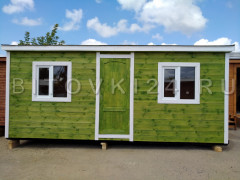 № 32 Бытовка для рабочих с двумя комнатами и тамбуром